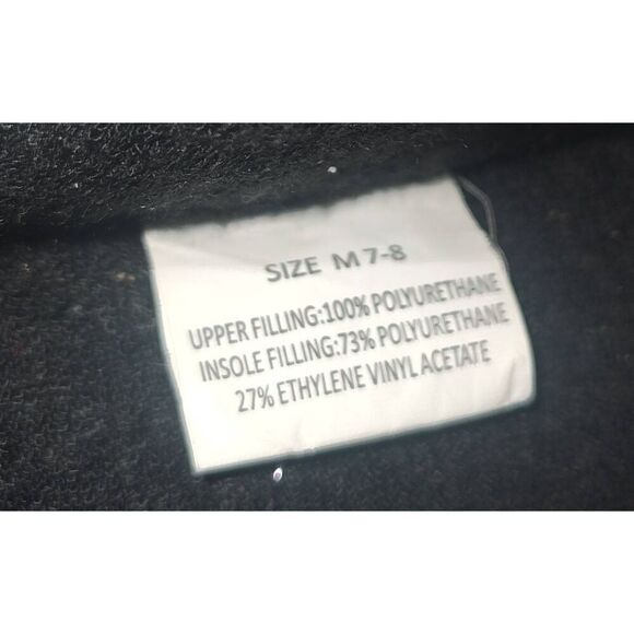 MukLuks Muk Luks women's Hailey Slippers black diamond Size 7/8 - Picture 5 of 7